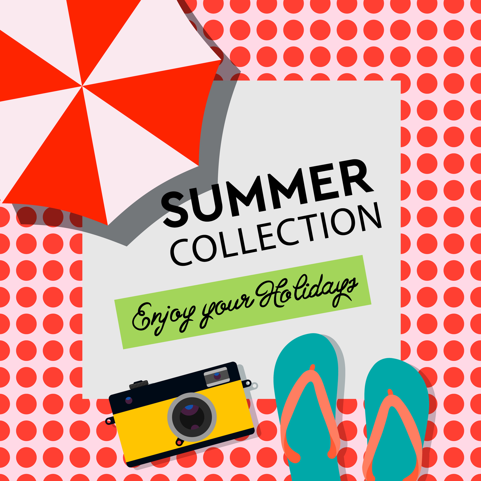 Download Social Media Templates Summer Time In Product Mockups On Yellow Images Creative Store