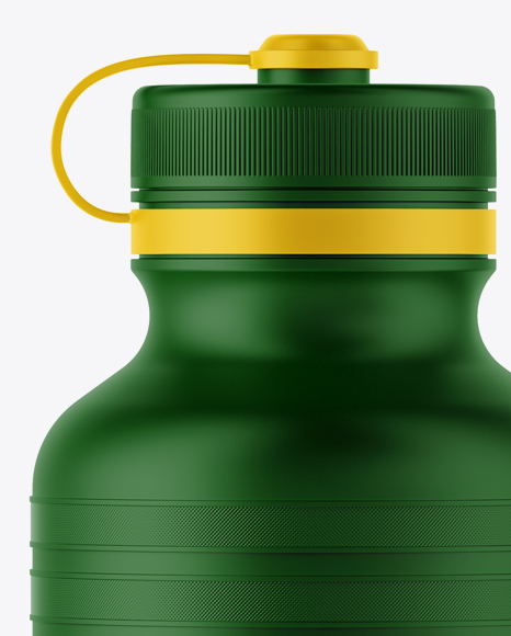 Matte Sport Bottle Mockup PSD #2