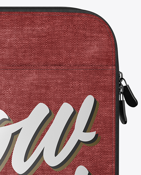 Download Melange Laptop Case Mockup - Back View in Apparel Mockups ...