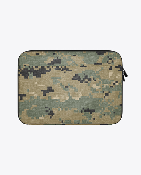 Download Melange Laptop Case Mockup Back View In Apparel Mockups On Yellow Images Object Mockups