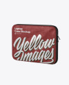 Melange Laptop Case Mockup - Half Side View