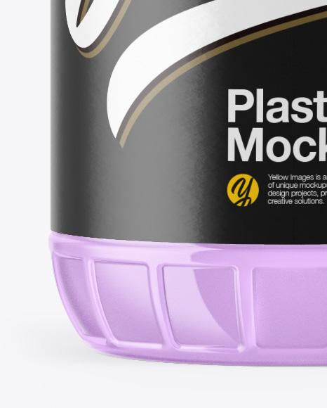 Plastic Bottle Mockup PSD #1