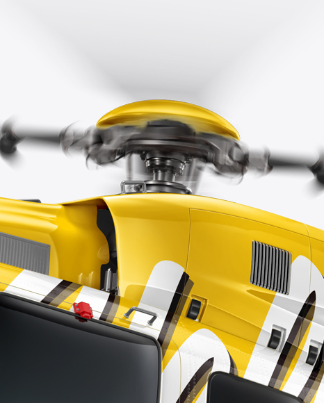 Download Flying Helicopter Mockup Half Side View In Vehicle Mockups On Yellow Images Object Mockups Yellowimages Mockups