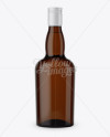 Download Amber Liquor Bottle Mockup - Front View in Bottle Mockups ... Yellowimages Mockups