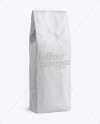 Download 250g Coffee Bag With Valve Mockup - Half-Turned View in Bag & Sack Mockups on Yellow Images ...