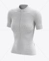 Women's Cycling Jersey Mockup - Halfside View
