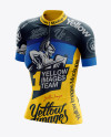 Women's Cycling Jersey Mockup - Halfside View