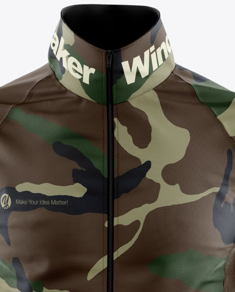 Windbreaker Mockup - Front View