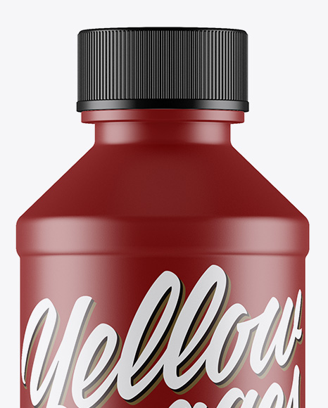 Matte Bottle Mockup PSD #2