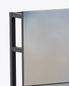 LCD Video Wall Stand Mockup - Half Side View