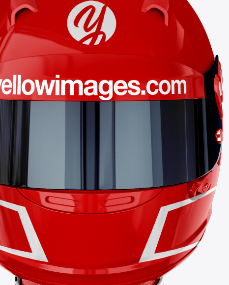 F1 Racing Kit Mockup Front View In Apparel Mockups On Yellow Images Object Mockups