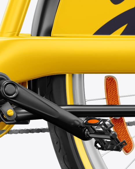 Download Bicycle Mockup in Vehicle Mockups on Yellow Images Object ...