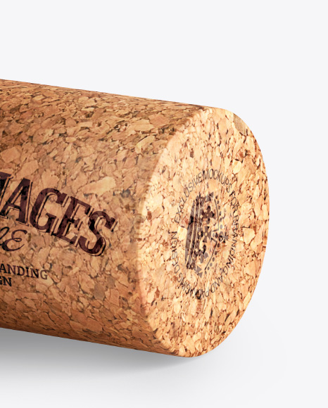 Download Two Wine Bottle Corks Mockup In Packaging Mockups On Yellow Images Object Mockups