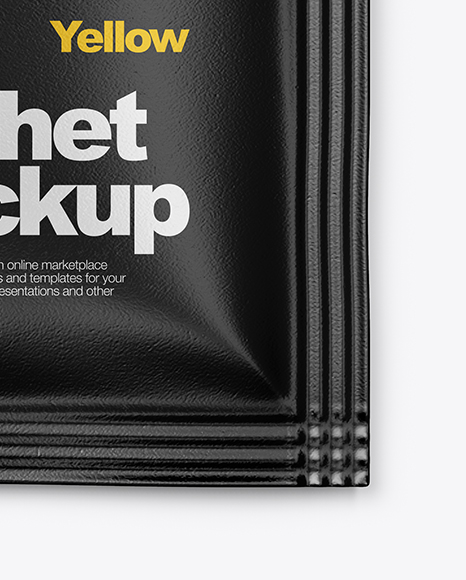 Download Textured Sachet Mockup in Sachet Mockups on Yellow Images ... Yellowimages Mockups