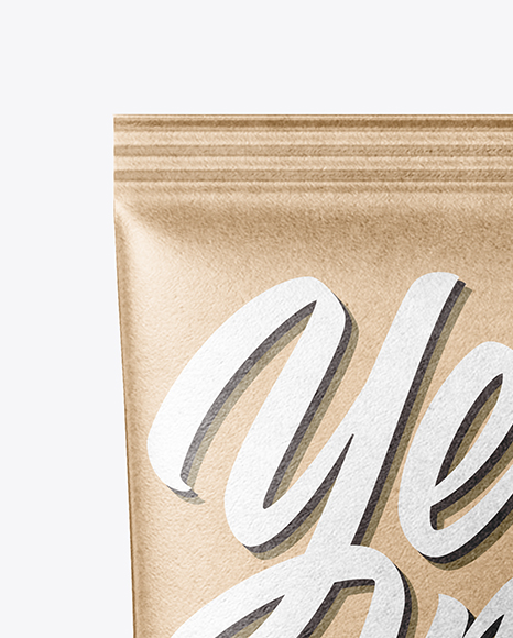 Kraft Sachet Mockup PSD #2