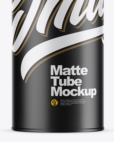Matte Tube Mockup PSD #1