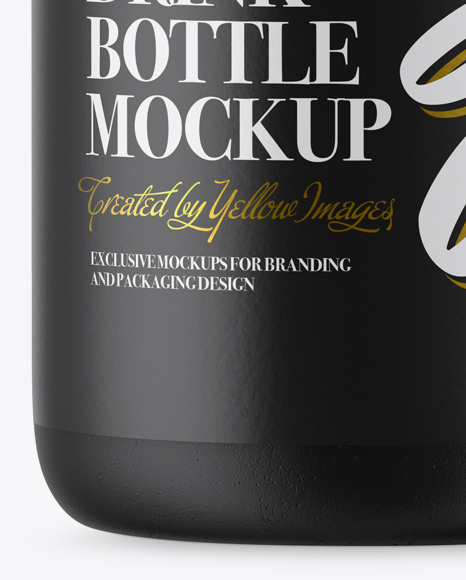 Download 180ml Amber Glass Bottle With Cold Brew Coffee Mockup