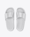 Download Matte Flip Flops Mockup Top View In Apparel Mockups On Yellow Images Object Mockups