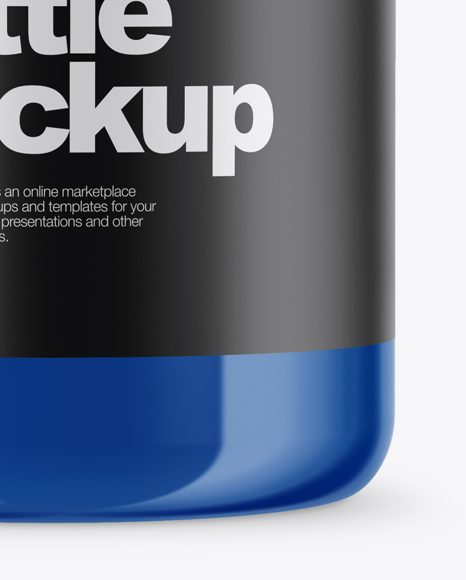 Glossy Pills Bottle Mockup PSD #1