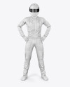 Download F1 Racing Kit Mockup Front View In Apparel Mockups On Yellow Images Object Mockups