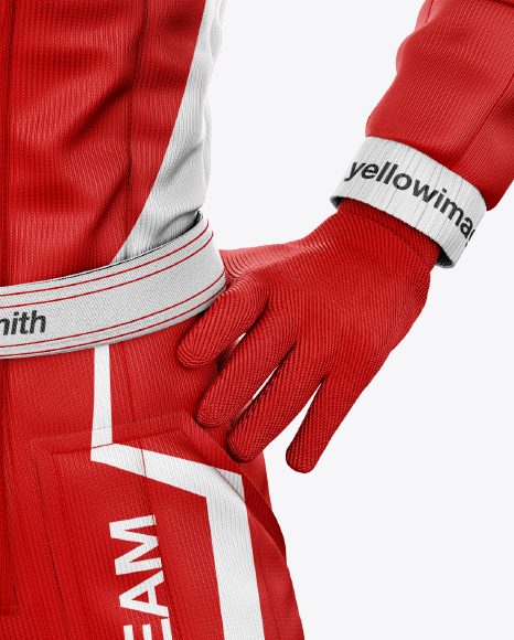 Download F1 Racing Kit Mockup Front View In Apparel Mockups On Yellow Images Object Mockups