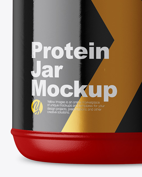 Protein Jar Mockup PSD #4