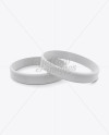 Download Silicone Wristbands Mockup in Apparel Mockups on Yellow ...