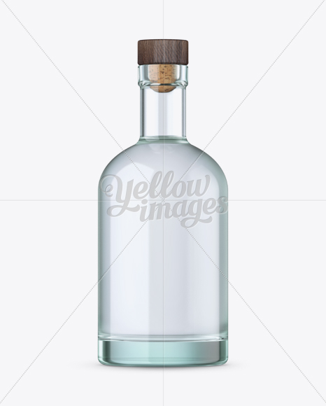 Download Blue Glass Oslo Plate Tequila Bottle Mockup in Bottle ...