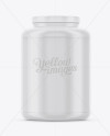 4Lb Plastic Glossy Protein Jar Mockup - Free Download Images High