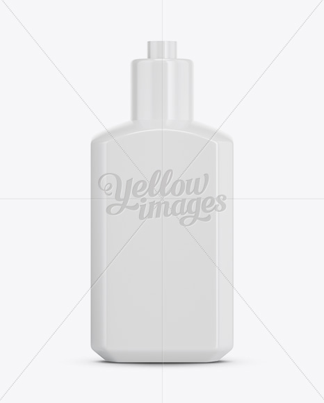 Download Glossy Plastic Cosmetic Bottle Mockup In Bottle Mockups On Yellow Images Object Mockups Yellowimages Mockups