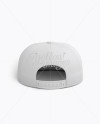 Download Snapback Cap Mockup Rear View In Apparel Mockups On Yellow Images Object Mockups