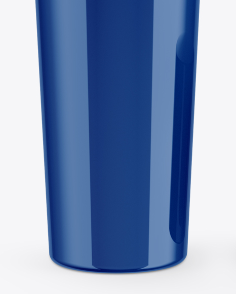 Opened Glossy Cosmetic Tube Mockup PSD #1