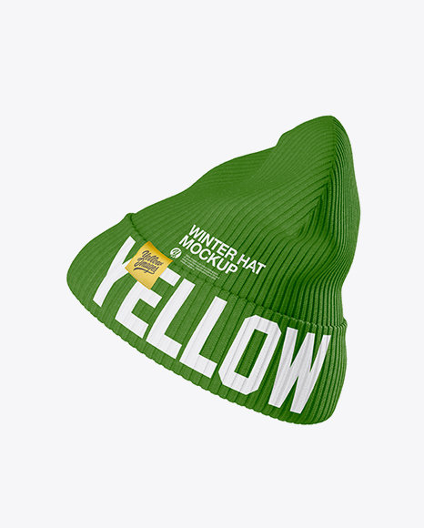 Beanie Hat Mockup   Side View PSD #7