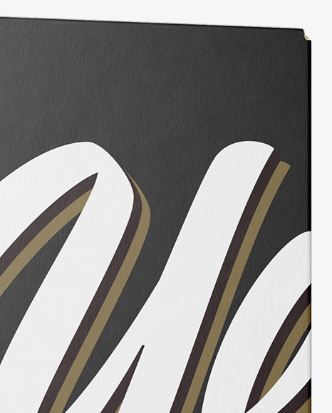 Carton Box Mockup   Half Side View PSD #6