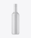 500ml Matte Ceramic Bottle Mockup