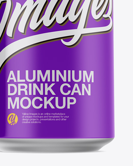 Free Download Pack With 4 Glossy Aluminium Cans With Plastic Holder Front View PSD - Free PSD Mockup Templates