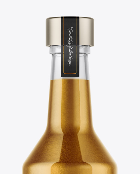 Glass Bottle Mockup PSD #2