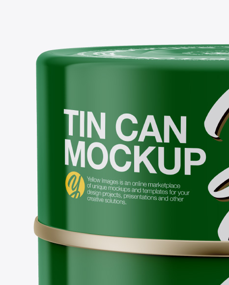 Two Cans Mockup PSD #1