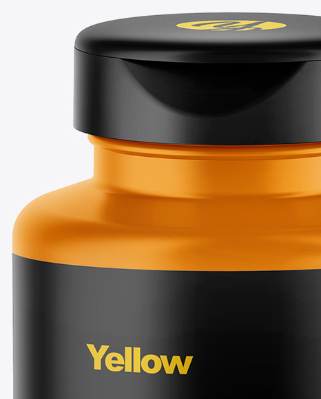 Matte Pills Bottle Mockup PSD #2