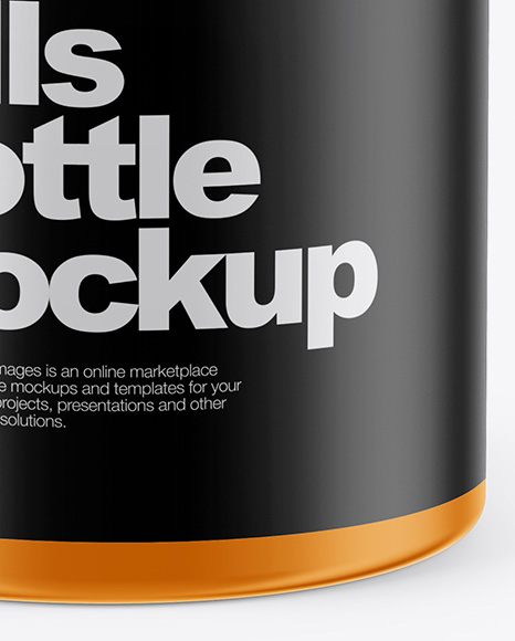 Matte Pills Bottle Mockup PSD #1