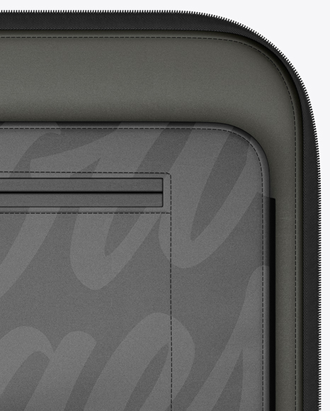 Download Opened Melange Laptop Case Mockup Top View In Object Mockups On Yellow Images Object Mockups