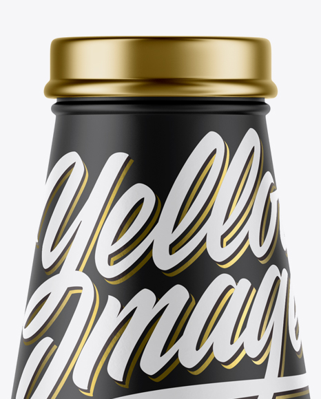 Matte Plastic Bottle Mockup PSD #2