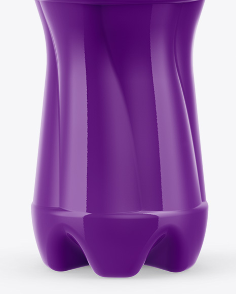 Glossy Plastic Bottle Mockup PSD #7