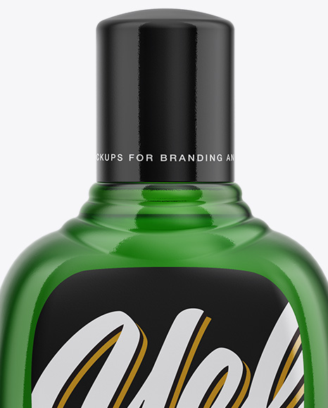 Download Green Shampoo Bottle Mockup in Bottle Mockups on Yellow ...