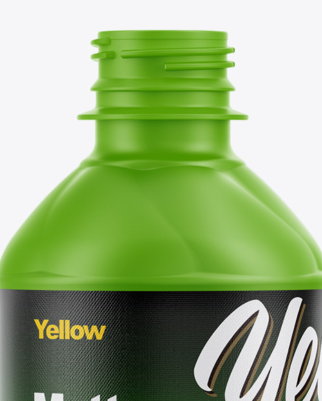 Matte Plastic Bottle Mockup PSD #6