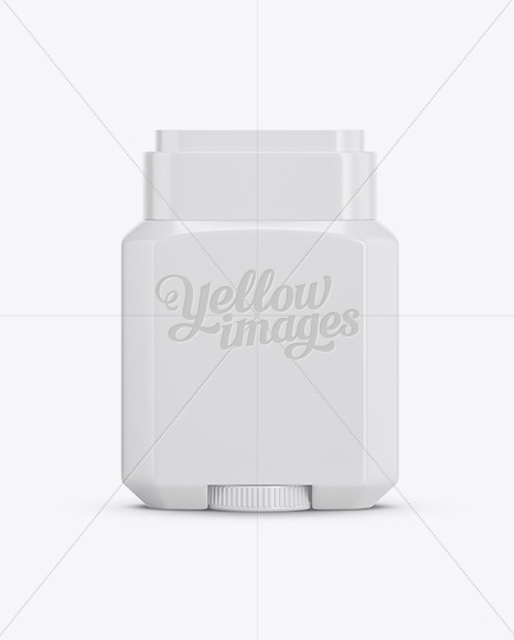 Download Glossy Plastic Deodorant Tube Mockup in Tube Mockups on Yellow Images Object Mockups