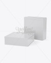 Two Tin Boxes Mockup - Halfside View - Free Download Images High