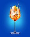 Spritz Cocktail Glass Mockup