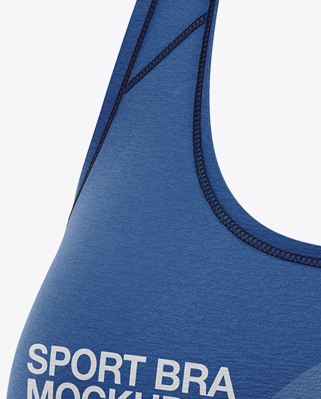 Download Women's Sports Bra Mockup - Front Half Side View in ...