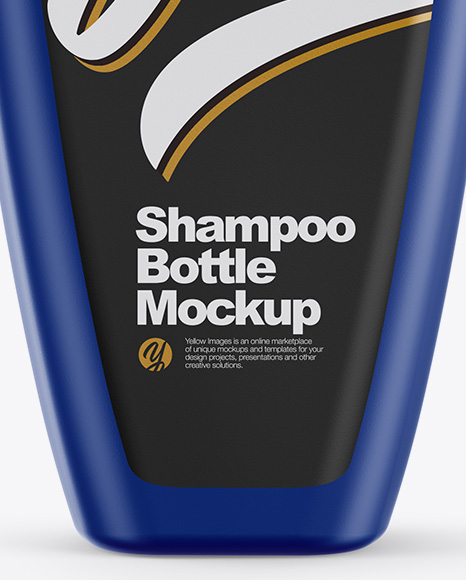 Shampoo Matte Bottle Mockup In Bottle Mockups On Yellow Images Object Mockups